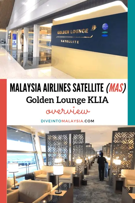 Malaysia Airlines Satellite MAS Golden Lounge KLIA Overview Dive 