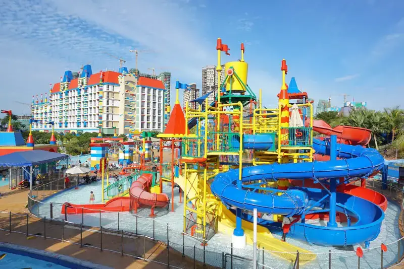 water playground at Legoland Malaysia Water Park - Lego land