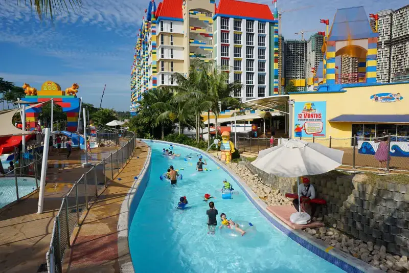 lazy river ride at Legoland Malaysia review
