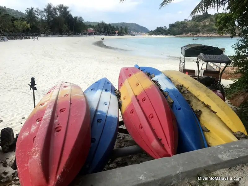 kayaks at Laguna Redang Resort