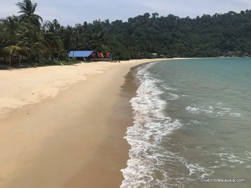 Juara Beach Tioman Island - compare Redang vs Tioman