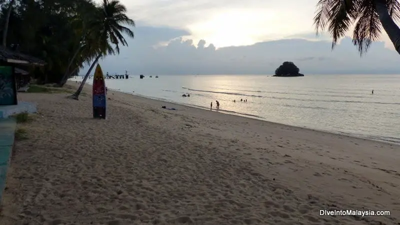 Sunset at Berjaya Tioman, visit Tiomand Island