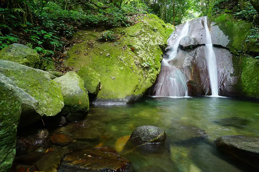 Kipungit Waterfall in Poring Hot Spring, Kota Kinabalu National Park, Sabah