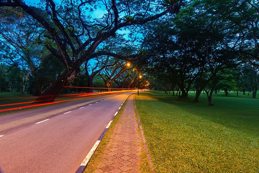 Taman Tasik, Taiping, Perak road