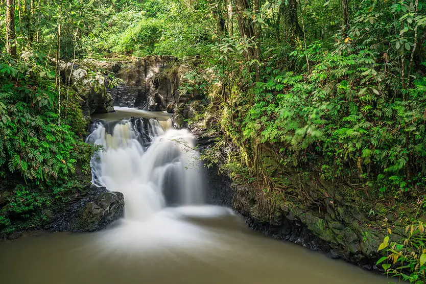 Table Waterfall in Tawau Hill Park, Sabah
