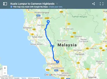 Exactly How To Get From Kuala Lumpur To Cameron Highlands 2021 Dive Into Malaysia