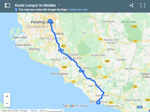 EXACTLY How To Get From Kuala Lumpur To Melaka [2023]  Dive Into Malaysia