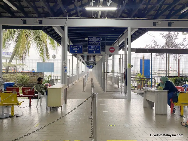 different paths pangkor ferry terminal