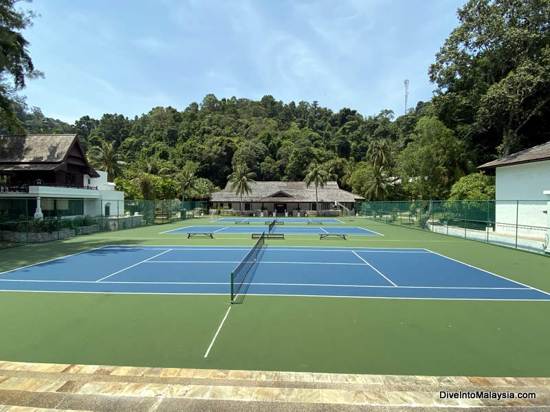 Pangkor Laut Resort Tennis courts