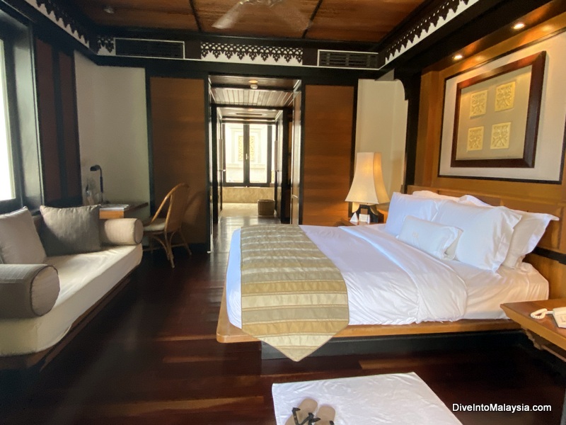 Pangkor Laut Resort Main bedroom area in garden villa