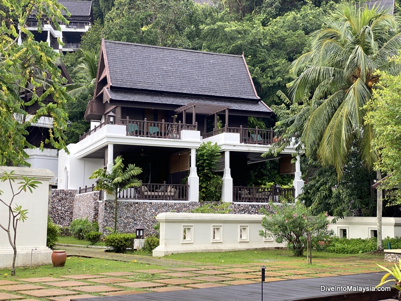 Pangkor Laut Resort garden villa outside