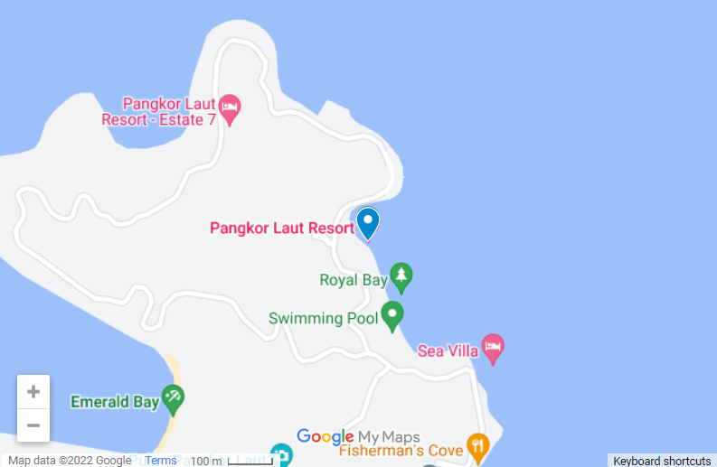 Pangkor Laut Resort map