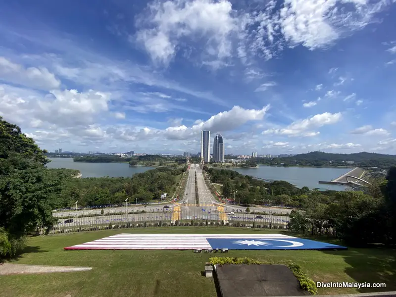 Views over Putrajaya from Putrajaya International Convention Centre