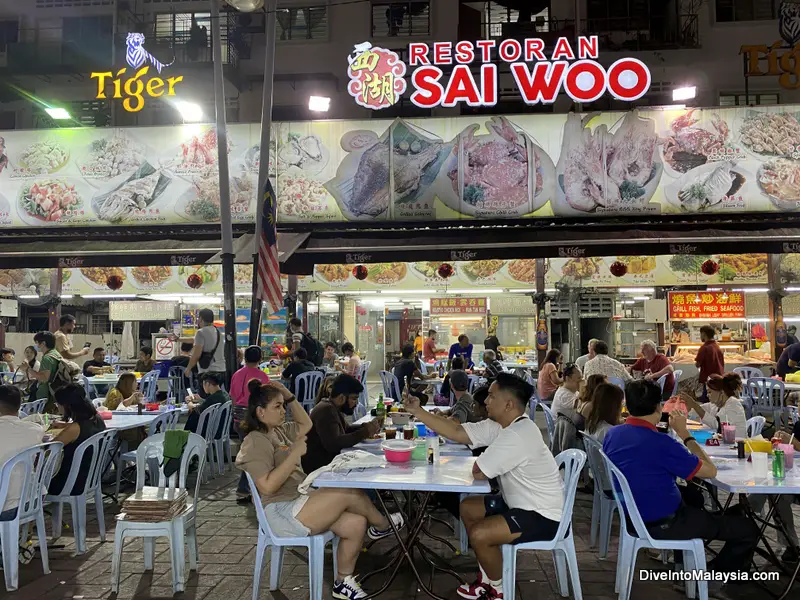 Jalan Alor Food Street Restoran Sai Woo