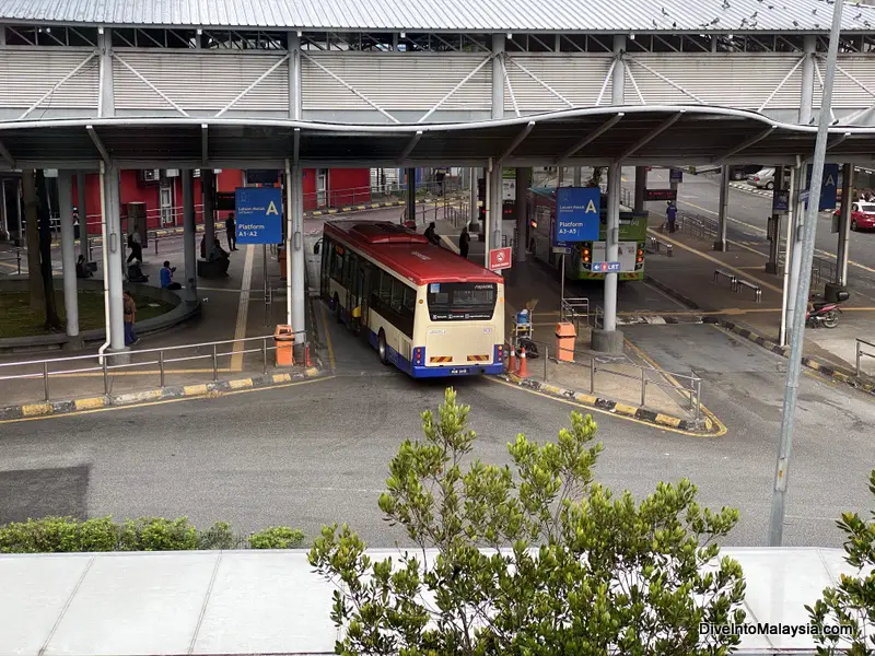 bus KL at Pasar Seni station