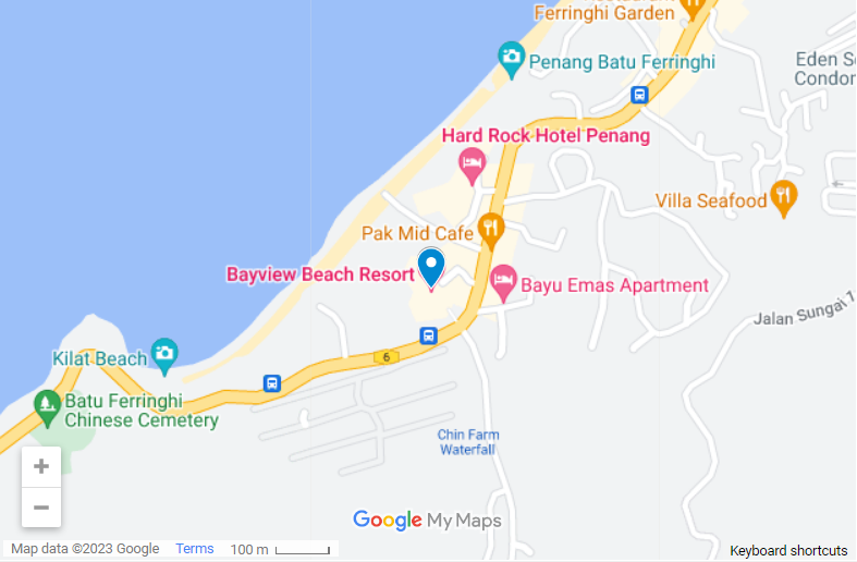 Bayview Beach Resort map