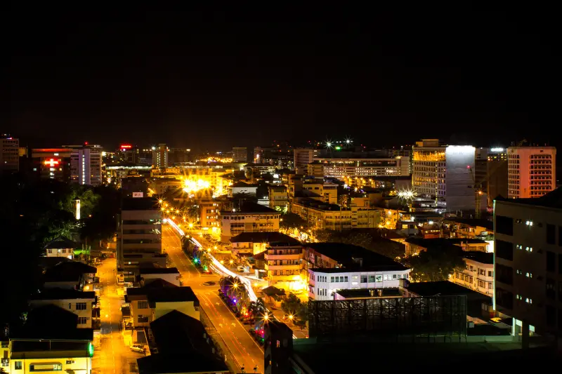 Kota Kinabalu at night