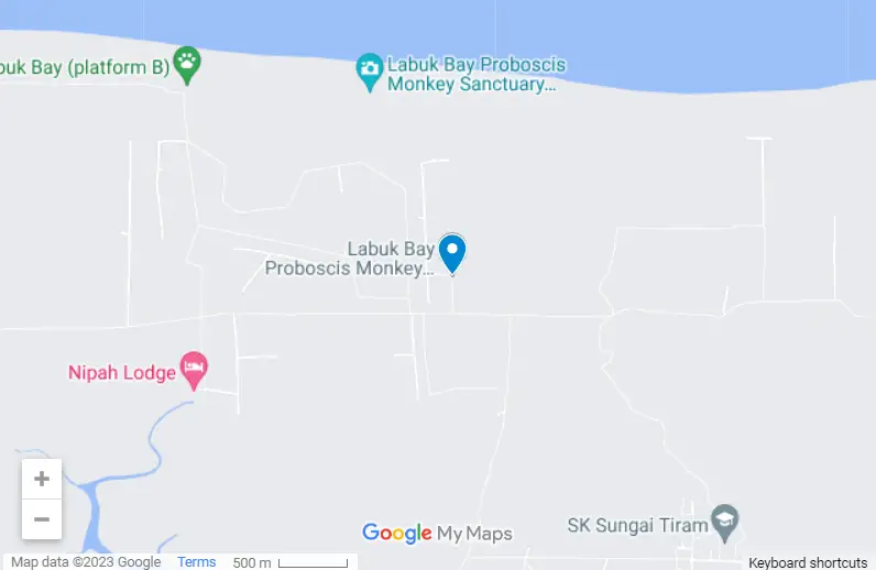 Labuk Bay Proboscis Monkey Sanctuary map