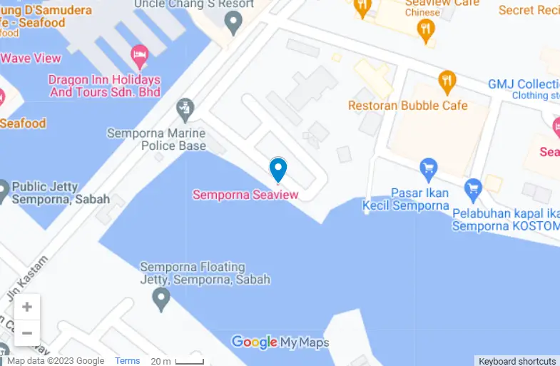 Semporna Seaview Hotel map