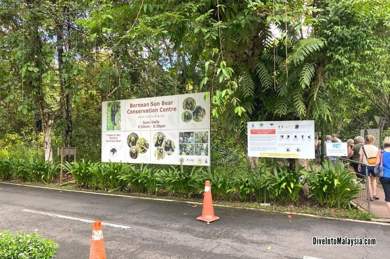 Bornean Sun Bear Conservation Centre opening hours