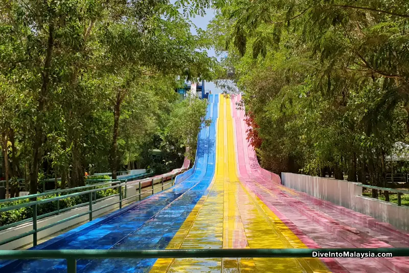 Escape Penang colorful slides
