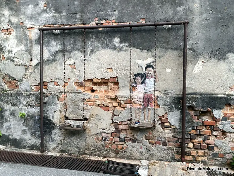 Street art in George Town Penang