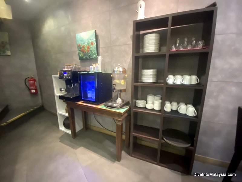 Plaza Premium Lounge Penang Coffee, tea and water