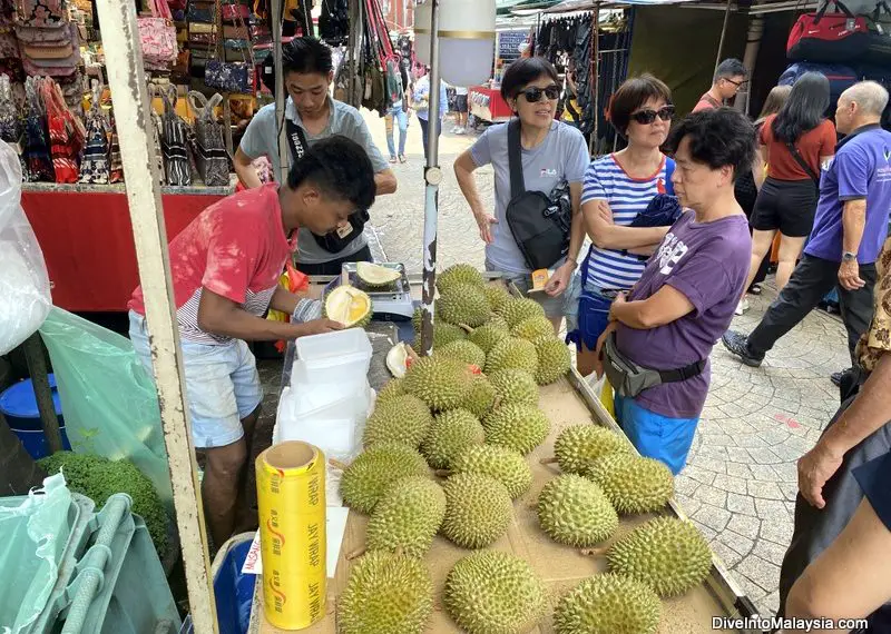 Kuala Lumpur food tour durians