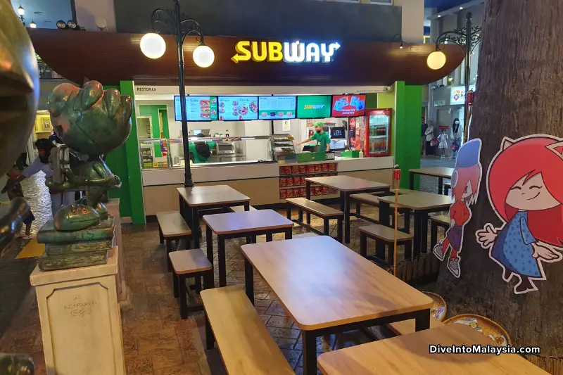 KidZania Kuala Lumpur Subway fastfood restaurant