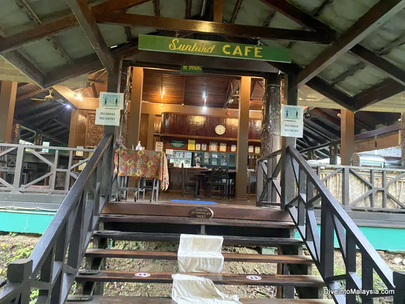 Tabin Wildlife Reserve Sunbird Cafe entry