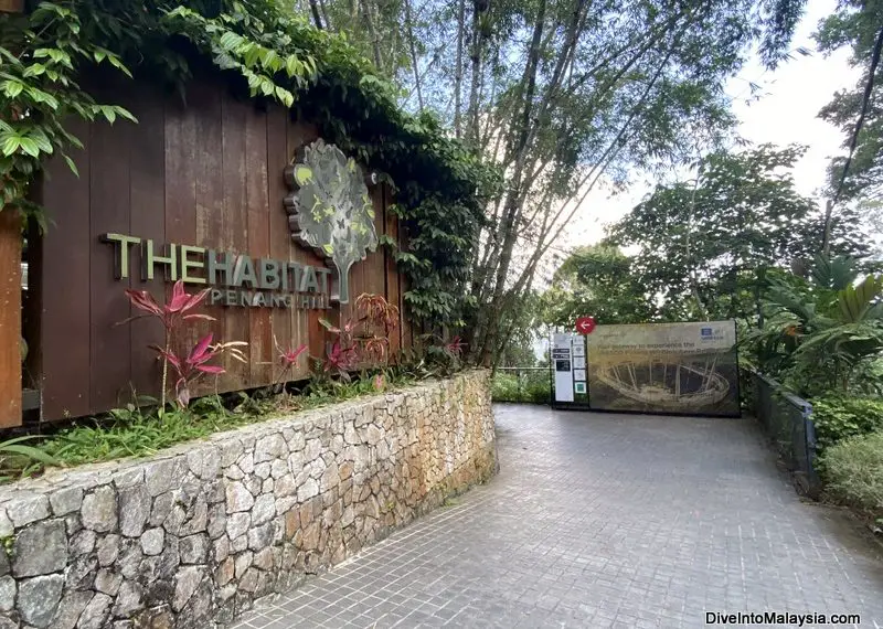 The Habitat Penang Hill entrance