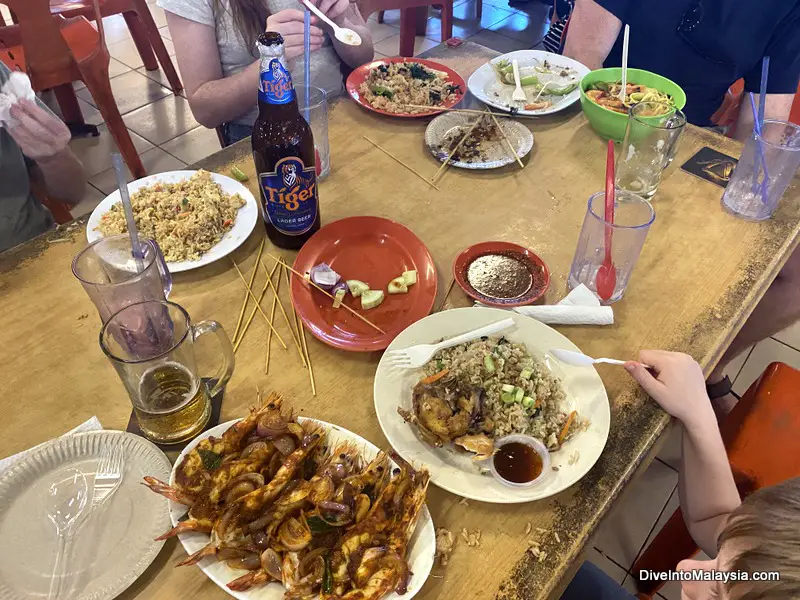 Long Beach Kafe Batu Ferringhi Penang food
