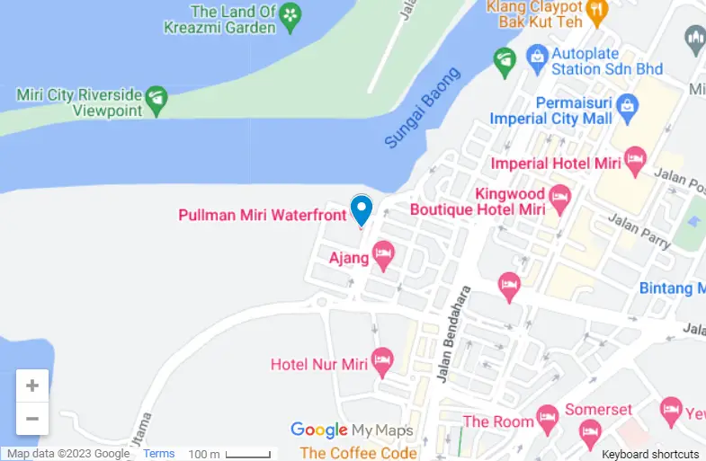 Pullman Miri Waterfront map