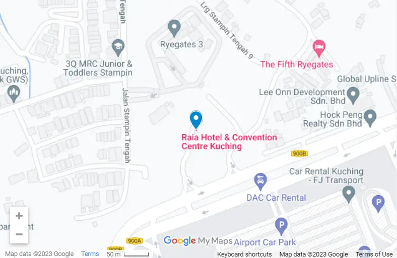 Raia Hotel & Convention Centre Kuching map