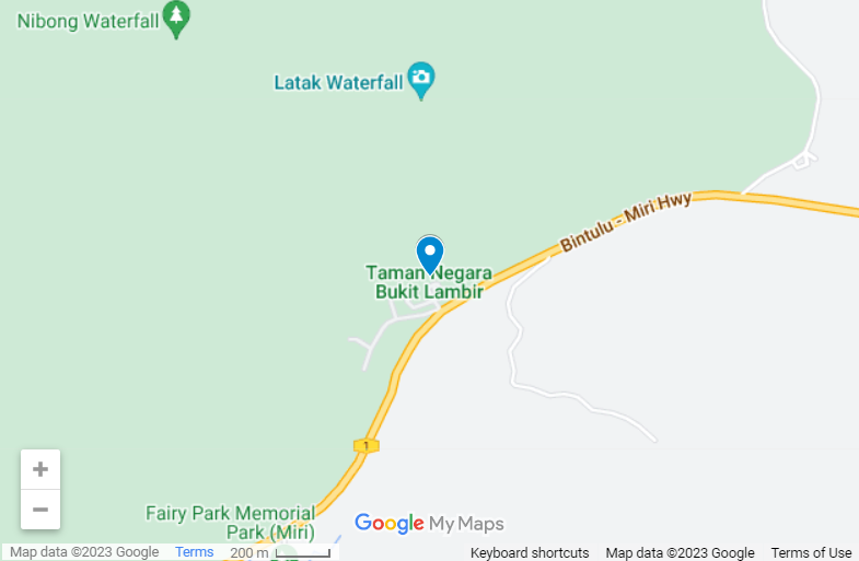 Lambir Hills National Park map