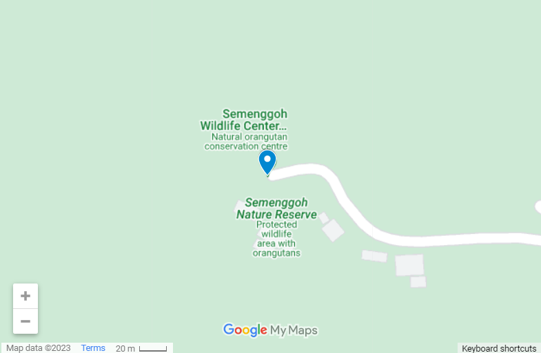 Semenggoh Wildlife Centre map