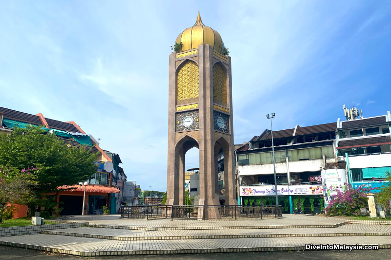 Clock Tower At Council Negeri Memorial Bintulu
