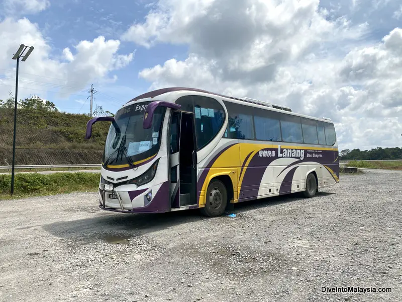 Lanang Express bus Bintulu to Sibu