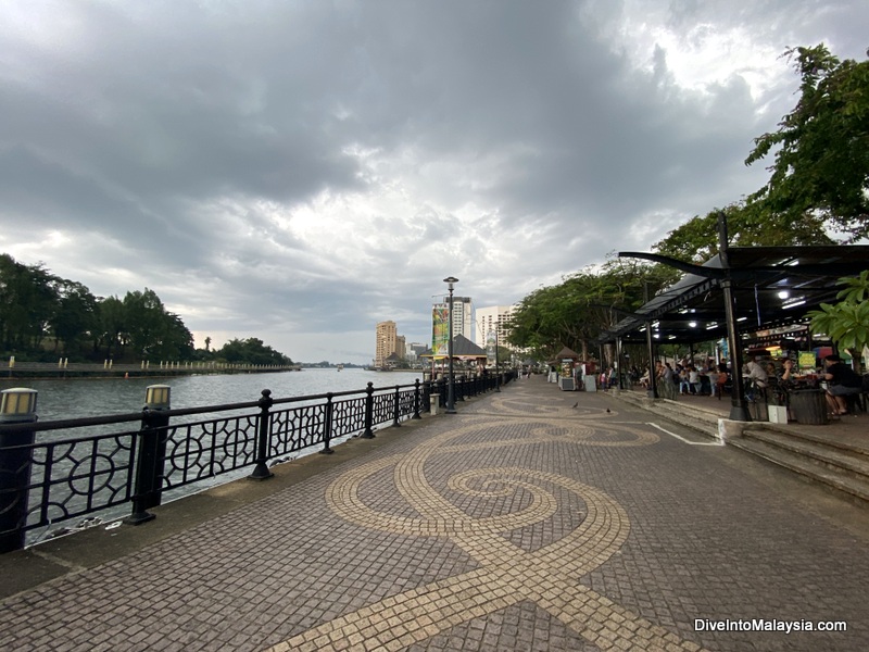Kuching riverfront