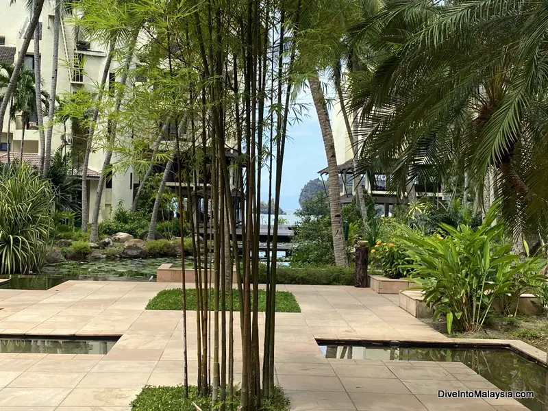 Tanjung Rhu Resort views from reception
