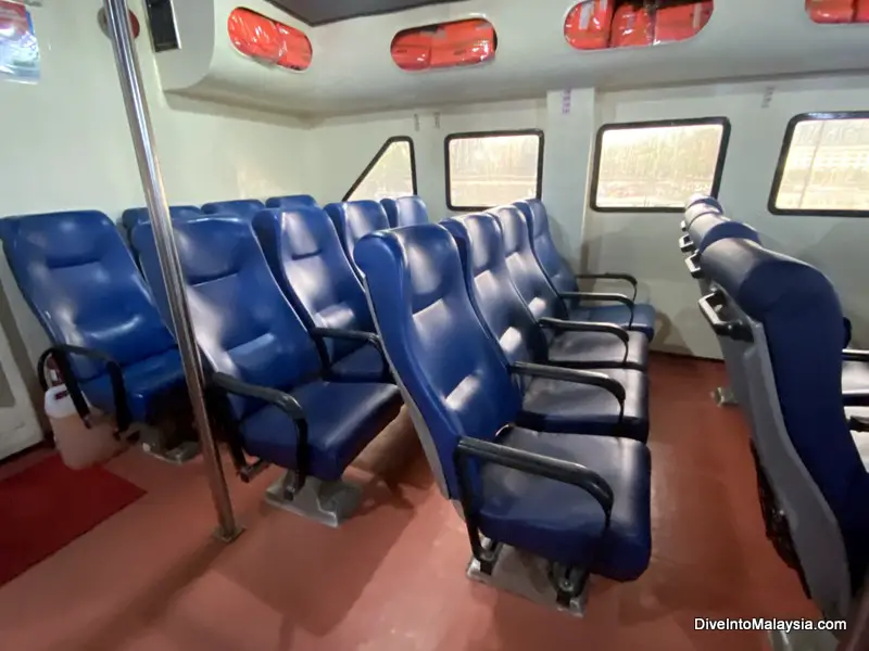 Seats on the Langkawi-Koh Lipe ferry