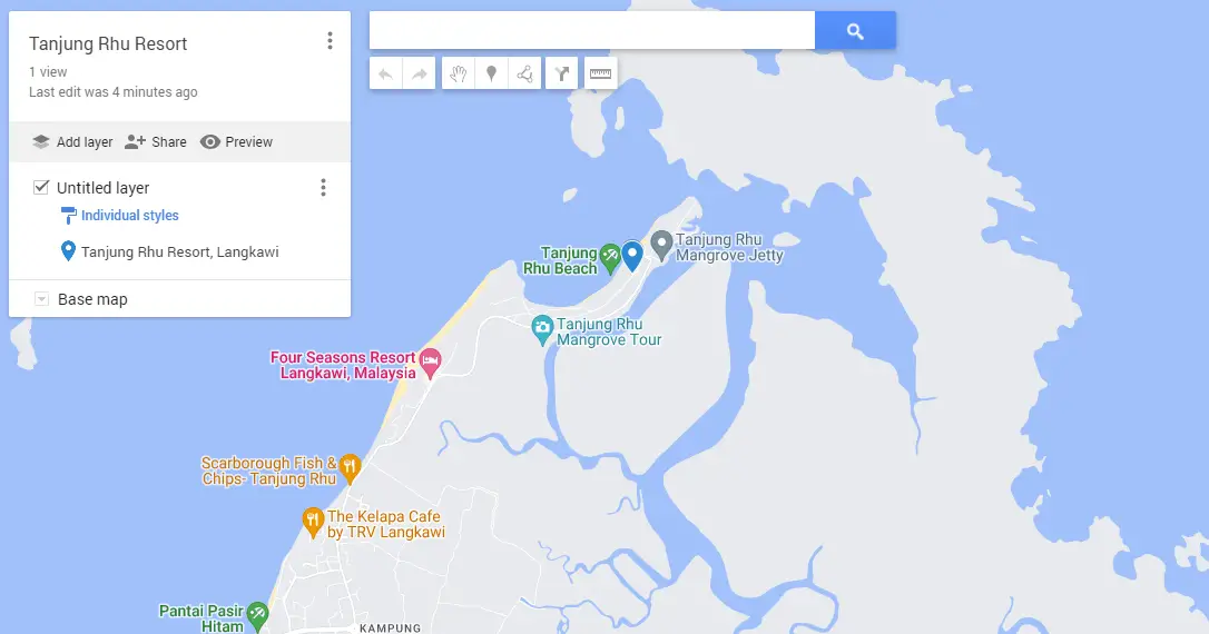 tanjung rhu resort map