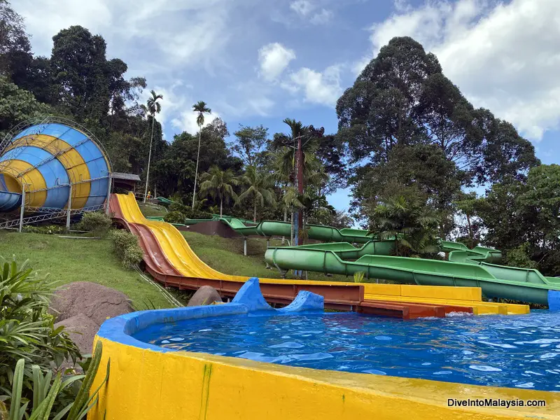 Bukit Merah Laketown Waterpark Body Slides and Racer Slides