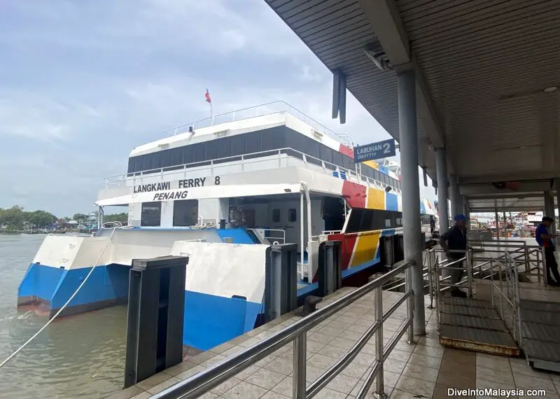 Our ferry from Kuala Kedah to Langkawi