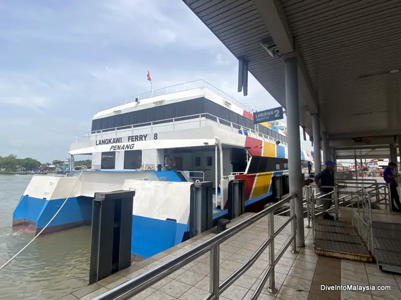 Our ferry from Kuala Kedah to Langkawi